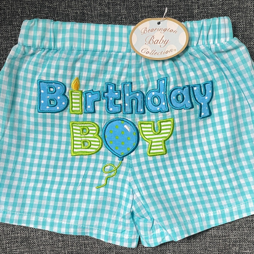 🎈🩵’His First Birthday’ Diaper Cover🩵🎈